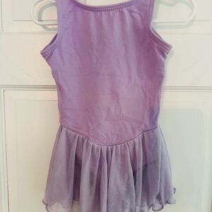 Girls Dance Leotards with Flowing Skirt